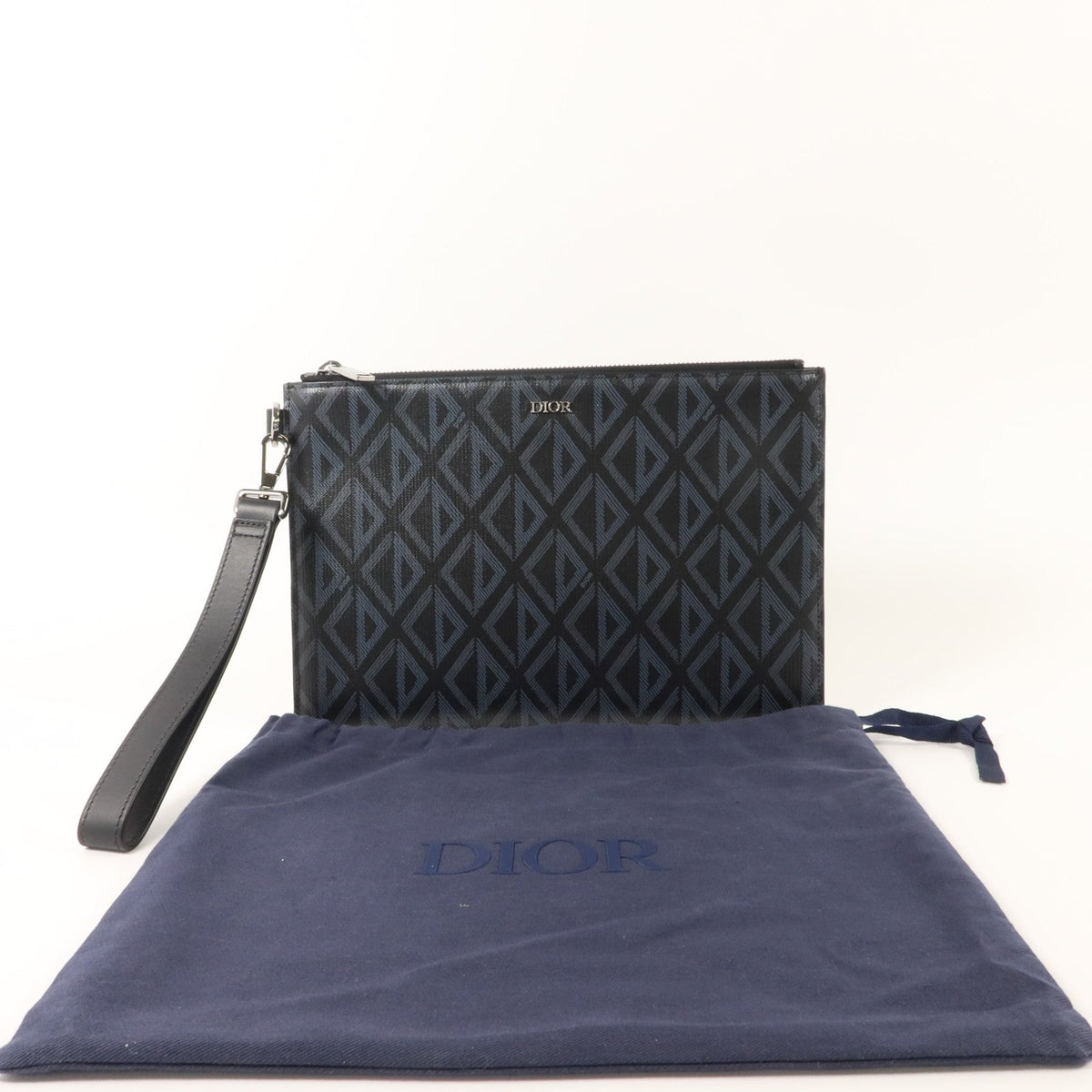 Dior CD Diamond Pouch · Coated Canvas
