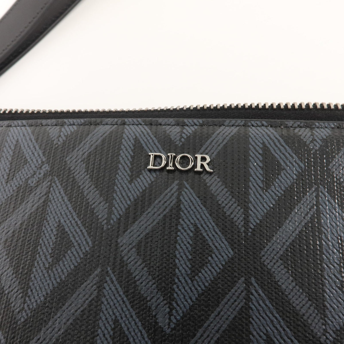 Dior CD Diamond Pouch · Coated Canvas
