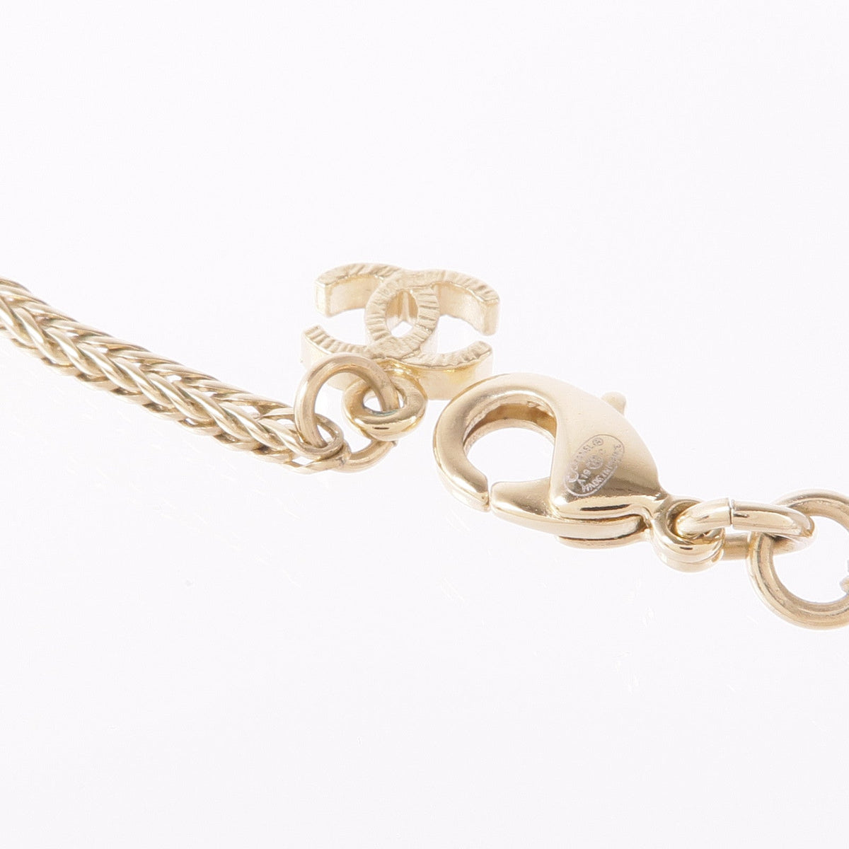 CHANEL CC · Bicolor Metal Necklace