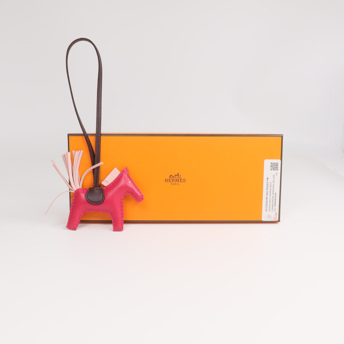 Hermès Rodeo PM · Milo Lambskin Charm