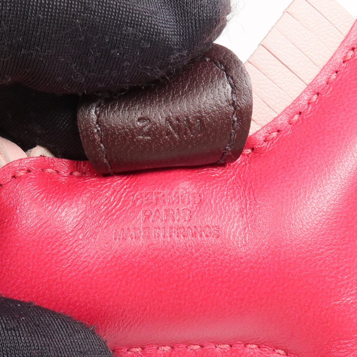 Hermès Rodeo PM · Milo Lambskin Charm