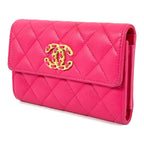 Chanel C19 Medium Flap Wallet · Calfskin