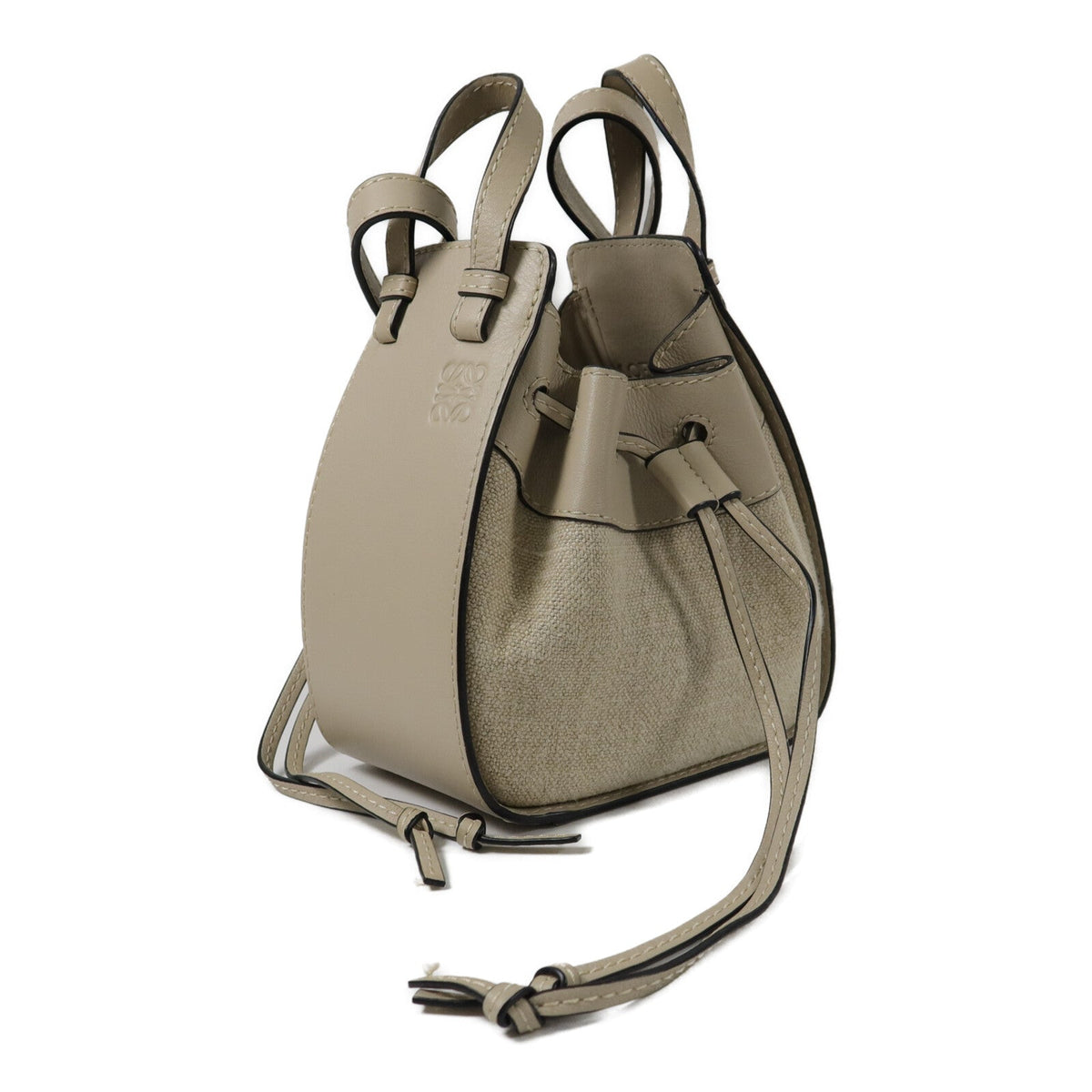 LOEWE Mini Hammock · Canvas & Calfskin