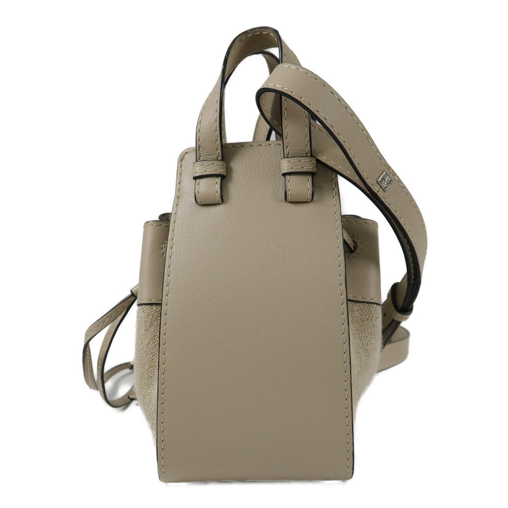 LOEWE Mini Hammock · Canvas & Calfskin