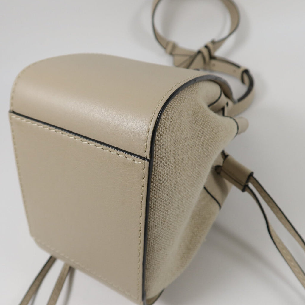 LOEWE Mini Hammock · Canvas & Calfskin