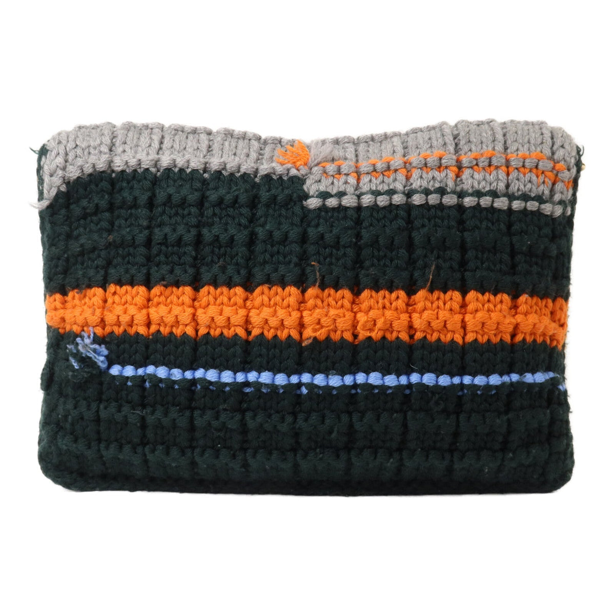 Prada · Wool Nylon Chain Shoulder Bag