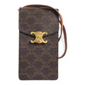 CELINE Triomphe Canvas · Phone Pouch