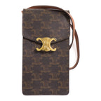 CELINE Triomphe Canvas · Phone Pouch