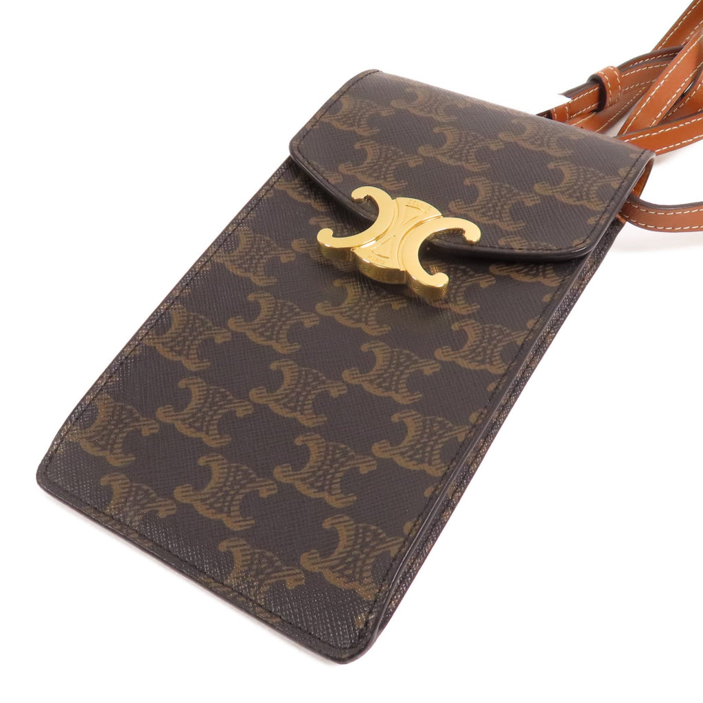 CELINE Triomphe Canvas · Phone Pouch