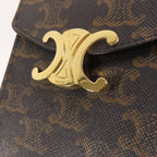 CELINE Triomphe Canvas · Phone Pouch