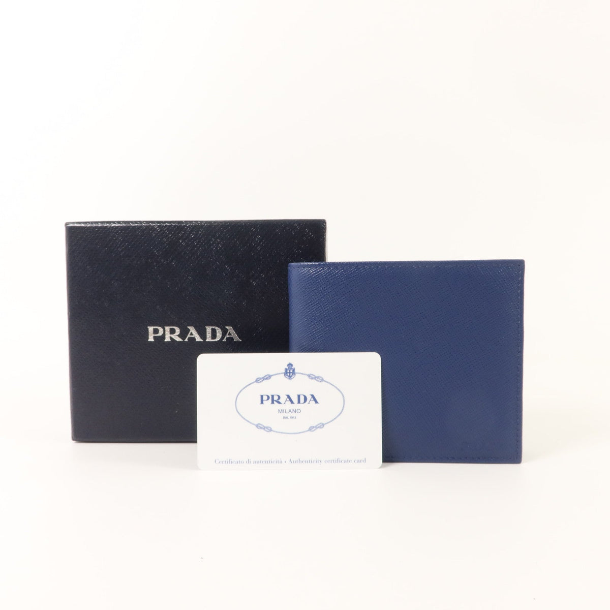 Prada Saffiano · Bifold Wallet · Calfskin