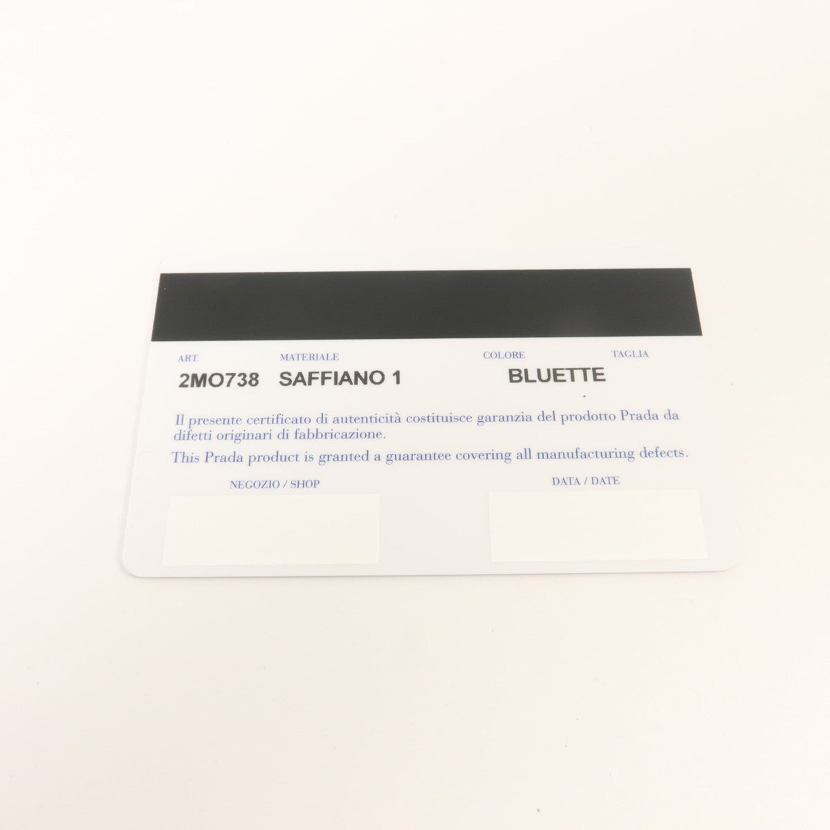 Prada Saffiano · Bifold Wallet · Calfskin