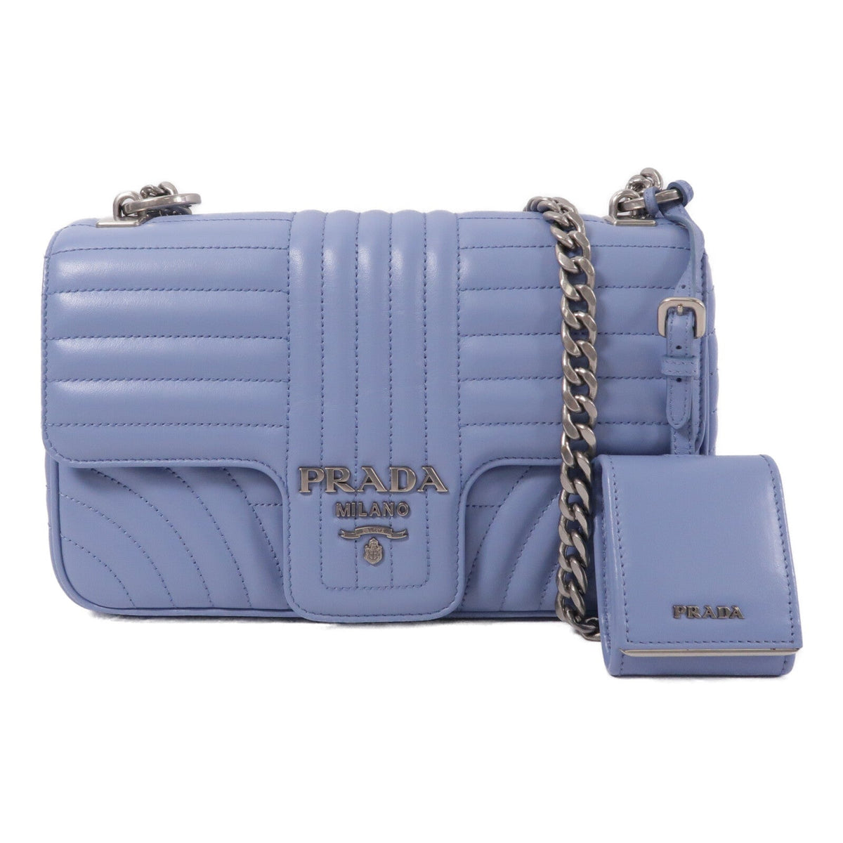 Prada Chain Shoulder · Calfskin