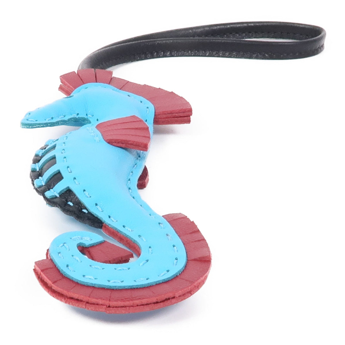HERMÈS Seahorse Charm · Swift Calfskin