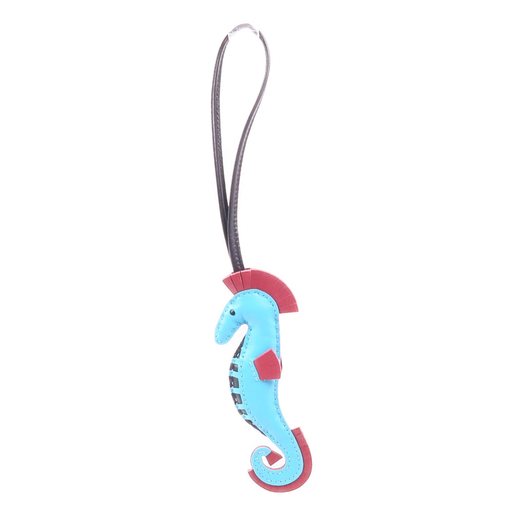 HERMÈS Seahorse Charm · Swift Calfskin