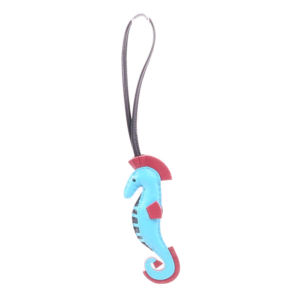 HERMÈS Seahorse Charm · Swift Calfskin