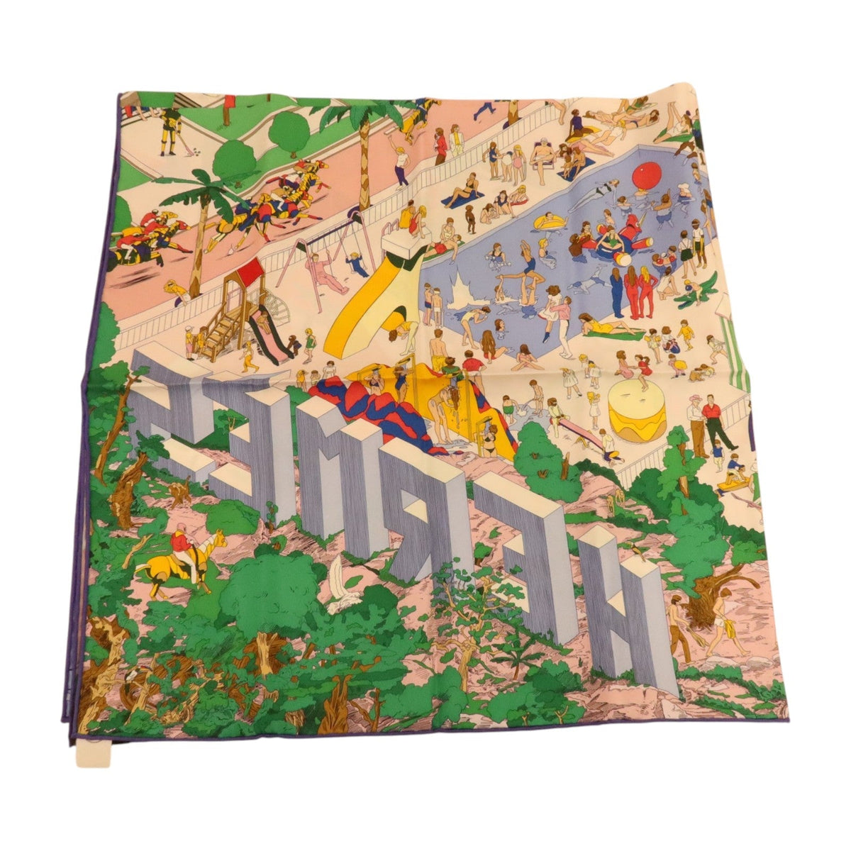Hermès Carré · Silk Scarf · 90cm