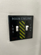 Main Engine Light Switch Plate