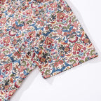 Men's Hawaiian Shirt Rural Charm Print Cotton Button-down Short Sleeve Aloha Shirt