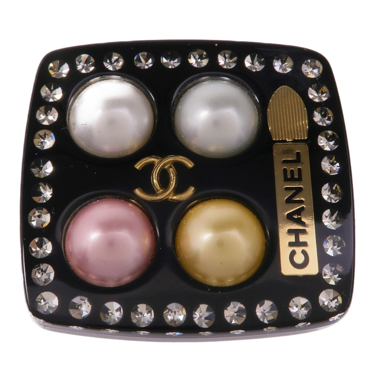 Chanel CC Brooch · Metal & PVC