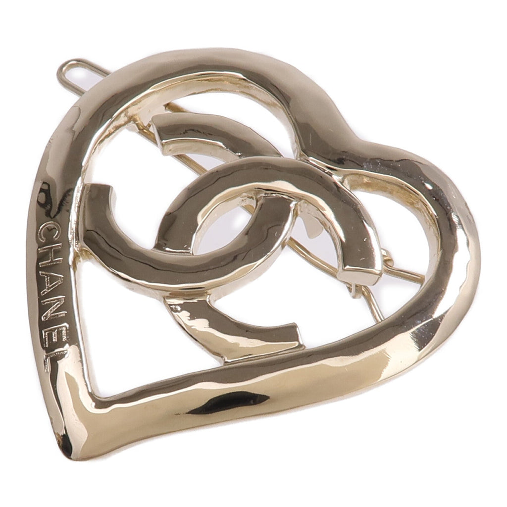 Chanel CC Hair Clip · Metal