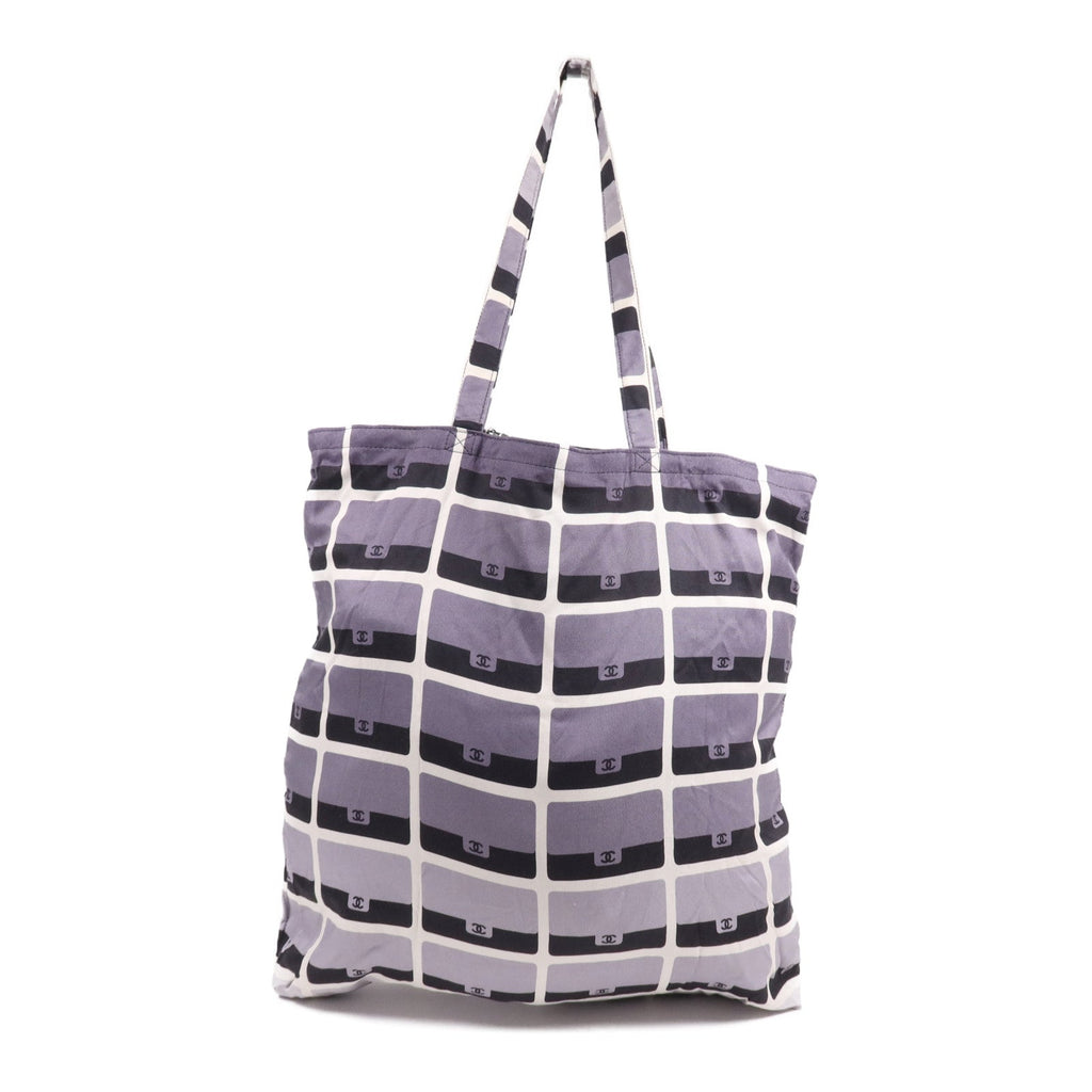 Chanel · Canvas Tote · Silver Hardware