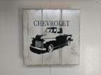 Chevrolet wall art box.
