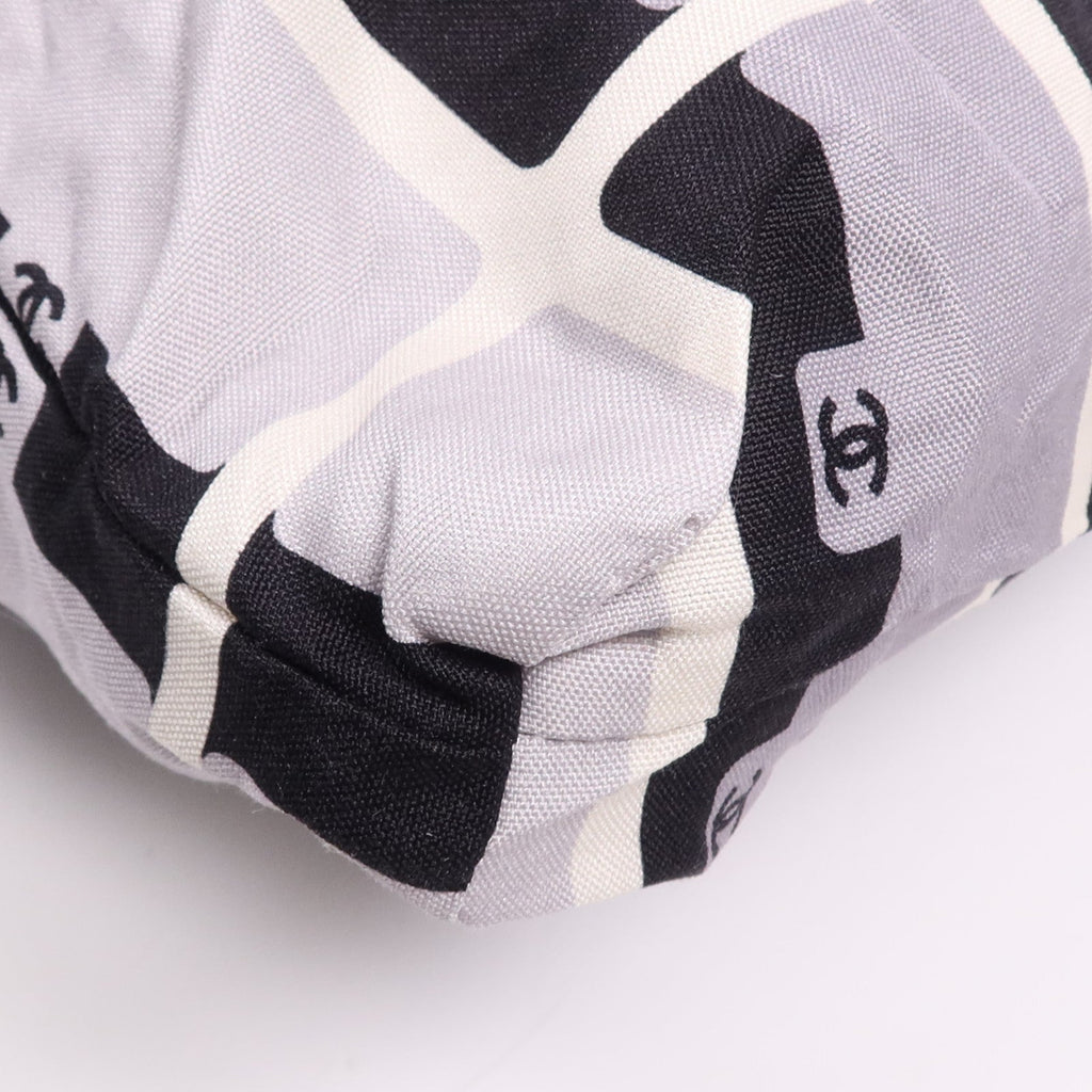Chanel · Canvas Tote · Silver Hardware