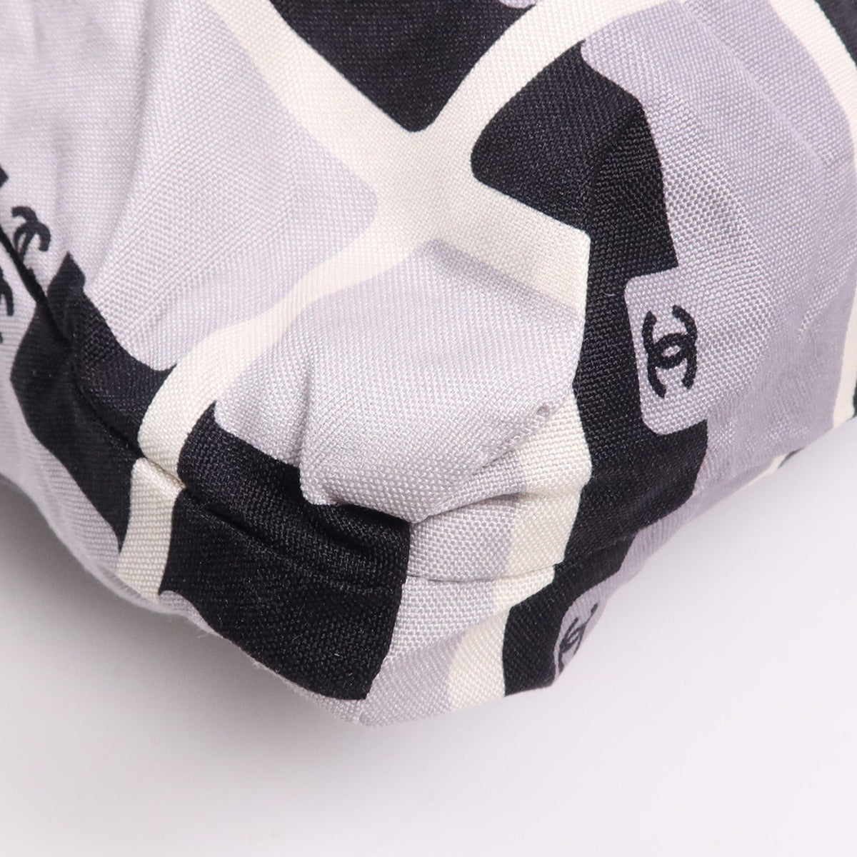 Chanel · Canvas Tote · Silver Hardware