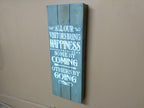 "Visitors Bring Happiness"  Large Concealment Wall Art Box