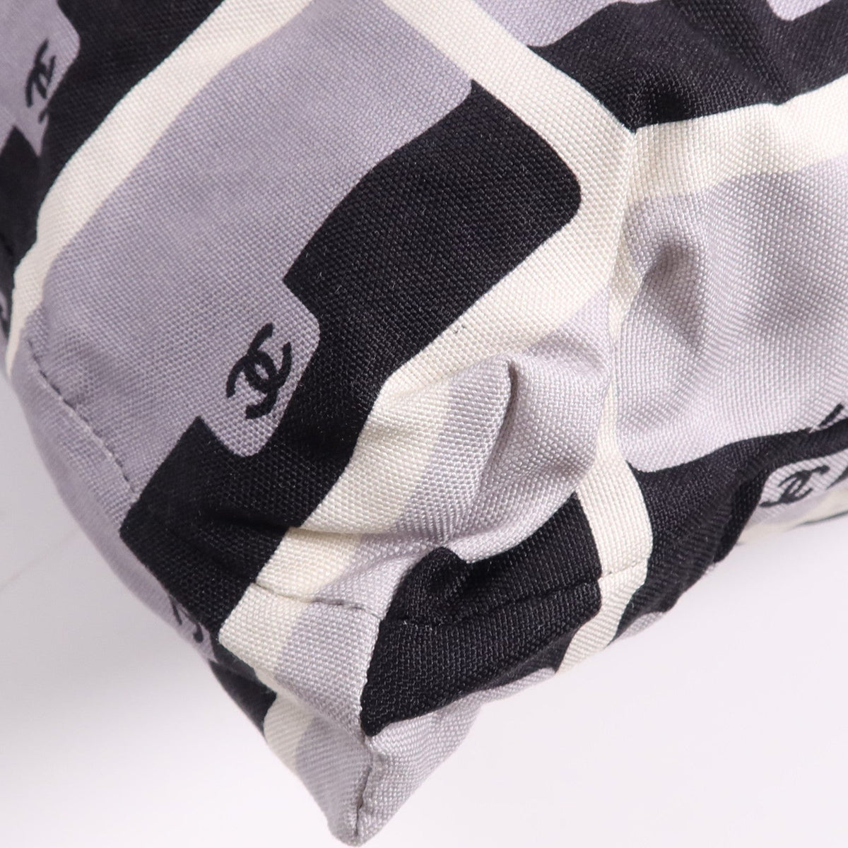 Chanel · Canvas Tote · Silver Hardware