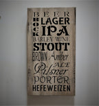 Mini Craft Beer Gun Storage Sign