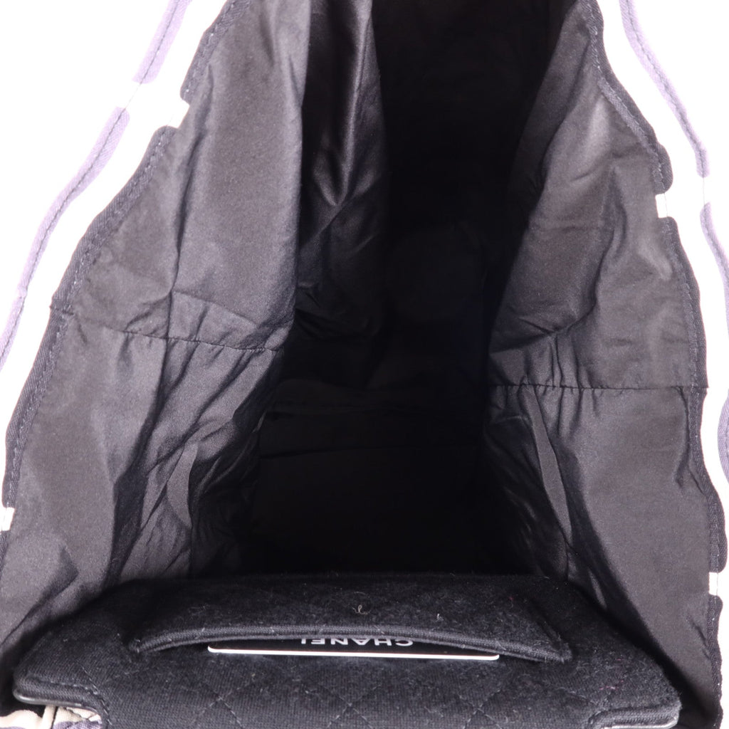 Chanel · Canvas Tote · Silver Hardware