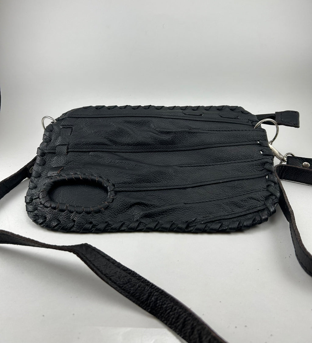 Black Finger Glove Purse - Blank No Patch