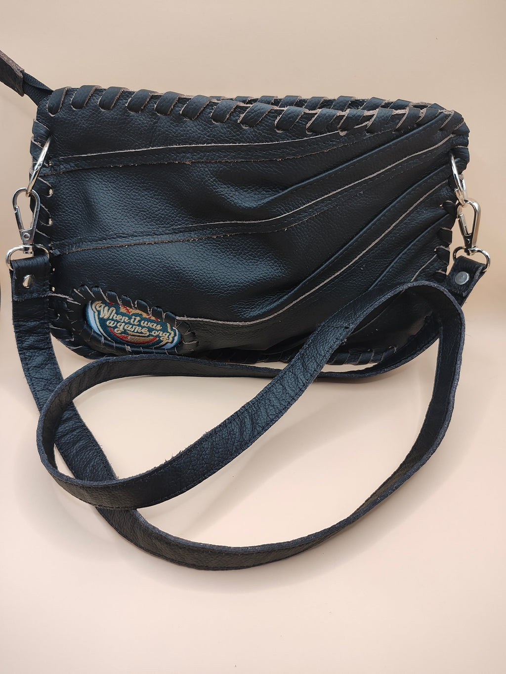 Black Finger Glove Purse - Blank No Patch