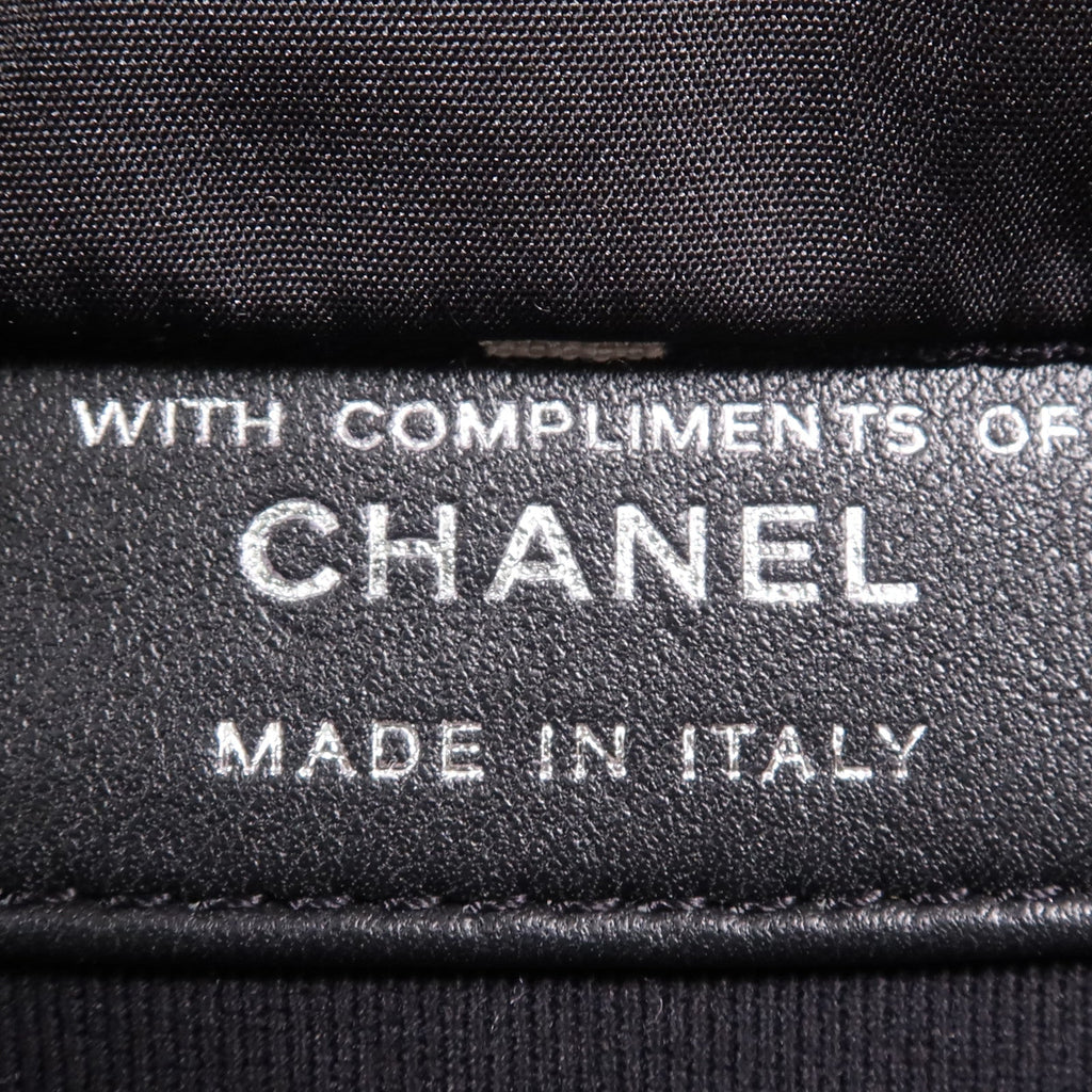 Chanel · Canvas Tote · Silver Hardware