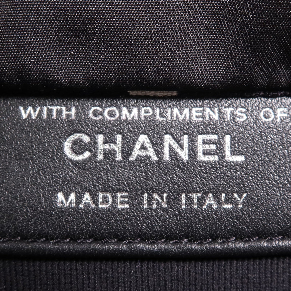 Chanel · Canvas Tote · Silver Hardware