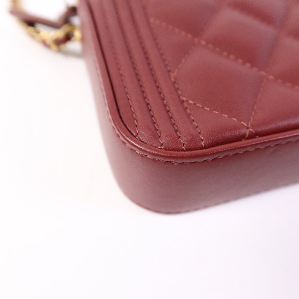 Chanel Boy Clutch · Lambskin