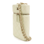 Chanel Vanity · Calfskin · Chain Shoulder
