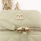 Chanel Vanity · Calfskin · Chain Shoulder