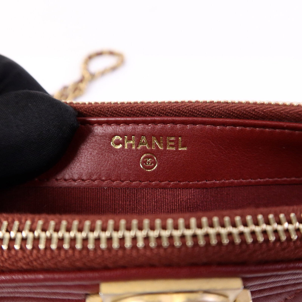 Chanel Boy Clutch · Lambskin