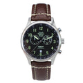 R6753 - Our Spitfire R6753 Tribute - Stainless Steel, Brush Finish, Brown Leather Band