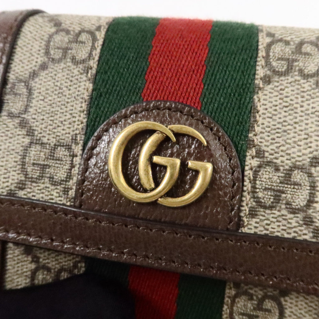 Gucci Mini Ophidia · GG Coated Canvas