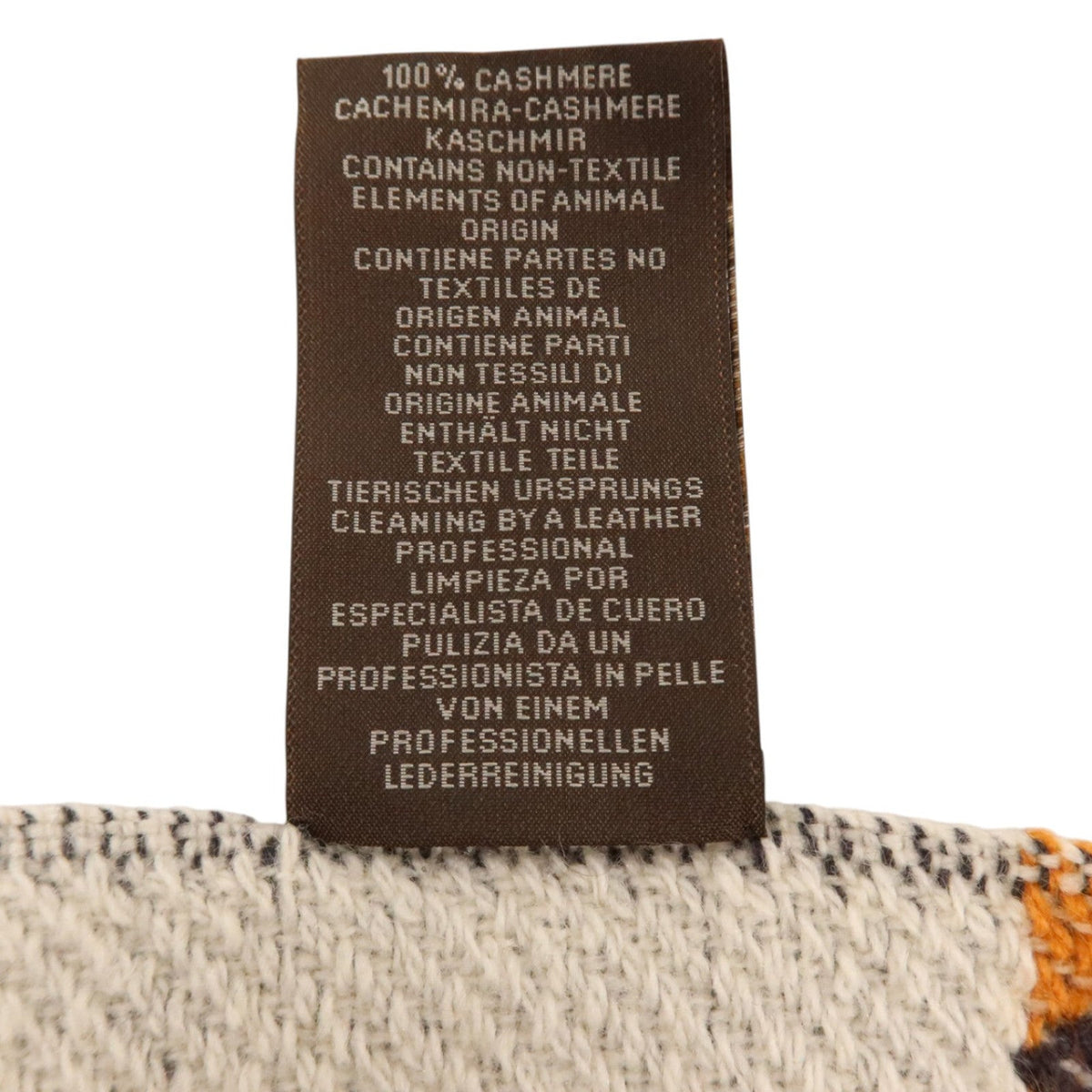 HERMÈS Cashmere Scarf · 180cm