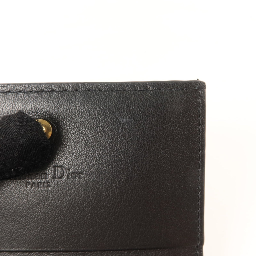 Dior Lady Dior · Compact Wallet · Patent Leather