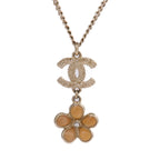 Chanel CC Necklace · Metal · Coral