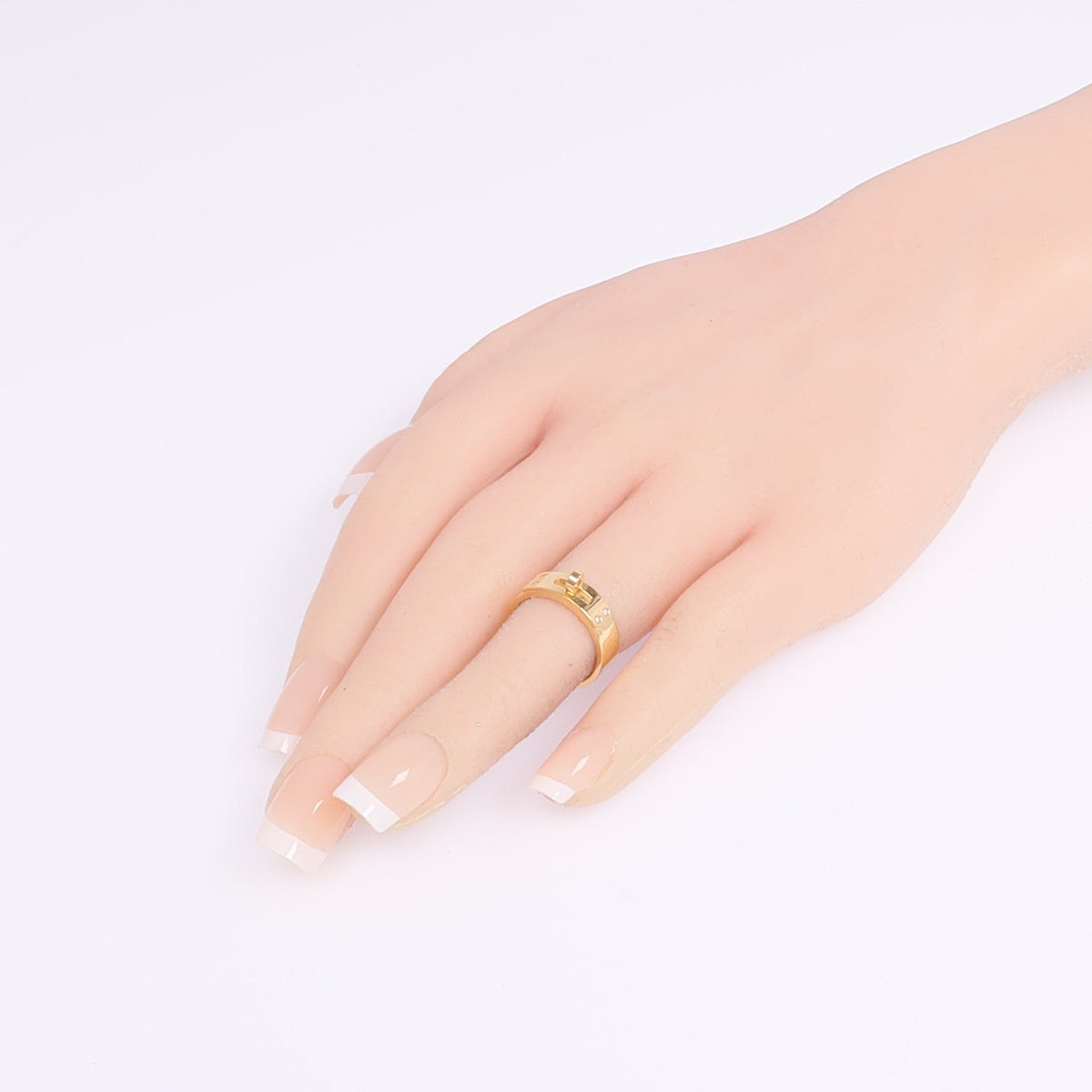 Hermès Kelly Ring · Rose Gold · Diamond