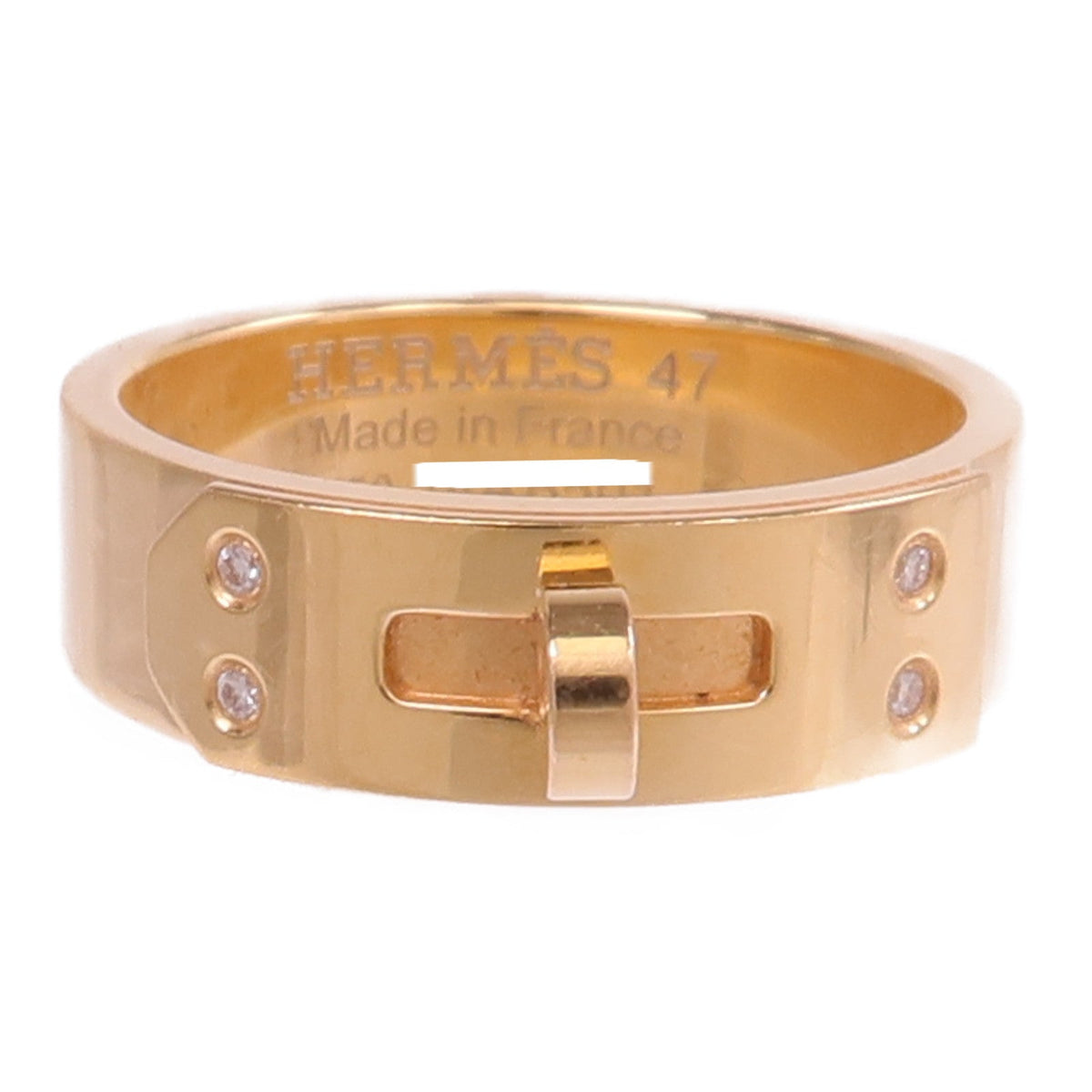 Hermès Kelly Ring · Rose Gold · Diamond