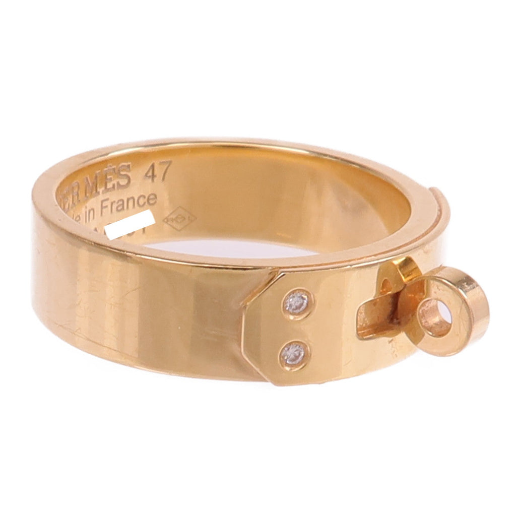 Hermès Kelly Ring · Rose Gold · Diamond