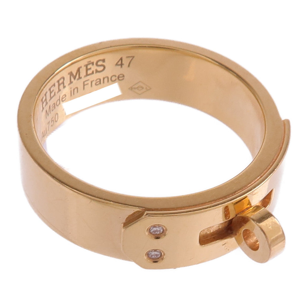 Hermès Kelly Ring · Rose Gold · Diamond